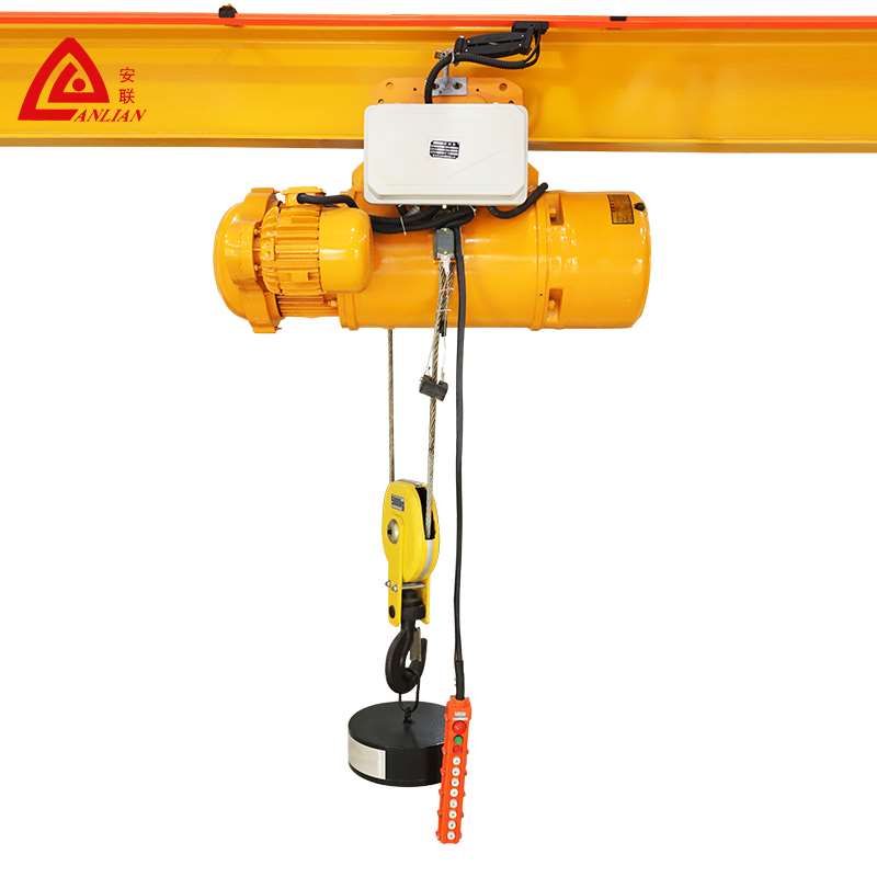 Double speed wire rope electric hoists